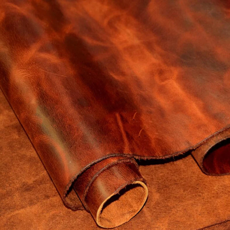 

2.0MM Oil wax genuine leather First layer cowhide Crazy Horse Leather for bags shoes belt wallet sofa etc Antique Style cowhide