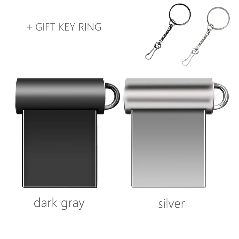 

metal Mini USB Flash Drive PenDrive Tiny Pen Drive U Stick U Disk Memory Stick Usb Stick small Gift 4gb 8gb 16GB 32gb 64gb