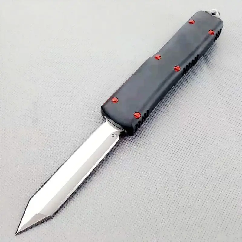 Тактический спасательный складной карманный нож UT85 Red Devil D2 с двойным лезвием