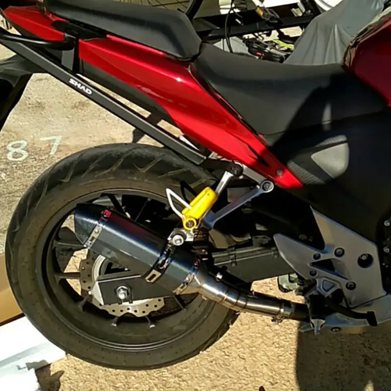 Модифицированный глушитель выхлопных газов для мотоцикла средний