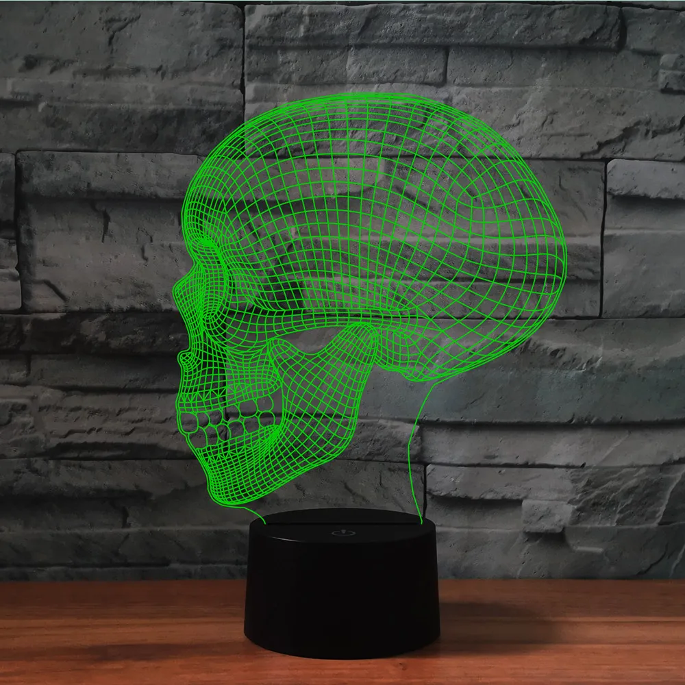 Светодиодный ночсветильник 3D планшетофон с сенсорным управлением 7 цветов USB