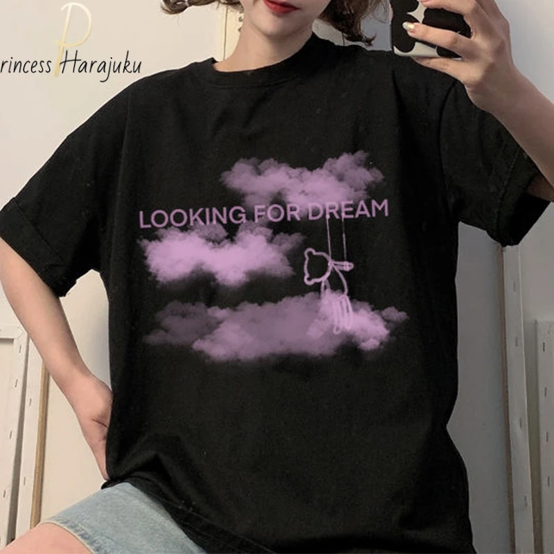 

CZCCWD Women Casual T-shirt Long Sleeve Korean Style Slim Basic Polyester Tshirt Kawaii Top Clothing Summer T Shirt Femme 2021