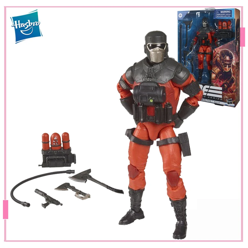 

6 Inch Hasbro G.i. Joe Classified Series Cobra Island Gabriel Barbecue Kelly ABS Anime Action Figure Collection Model Toys Gifts