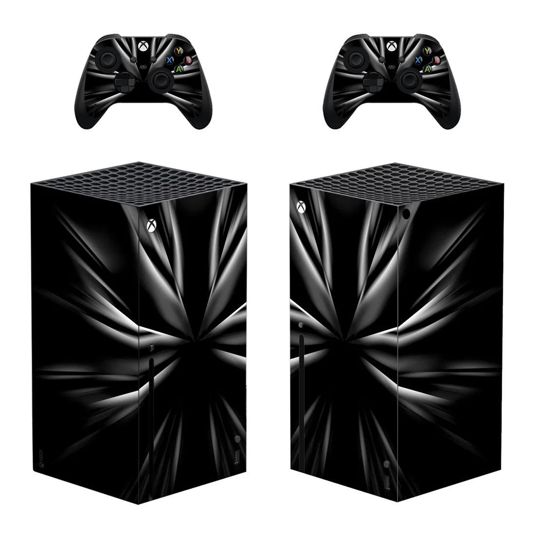 

Black Cool Style Xbox Series X Skin Sticker for Console & 2 Controllers Decal Vinyl Protective Skins Style 1