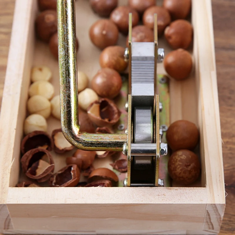 

Manual Macadamia Nut Opener Nut Cookie Machine Walnut Nutcracker Nut Sheller Tool Australia Nut Open Hole Kitchen Accessories