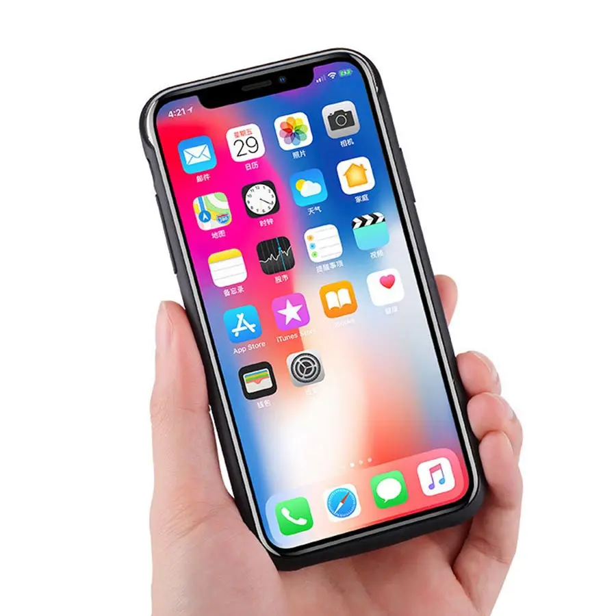 Чехол для зарядного устройства HORUG iPhone 6 7 8 6s Plus чехлы аккумуляторов X XR Xs зарядный
