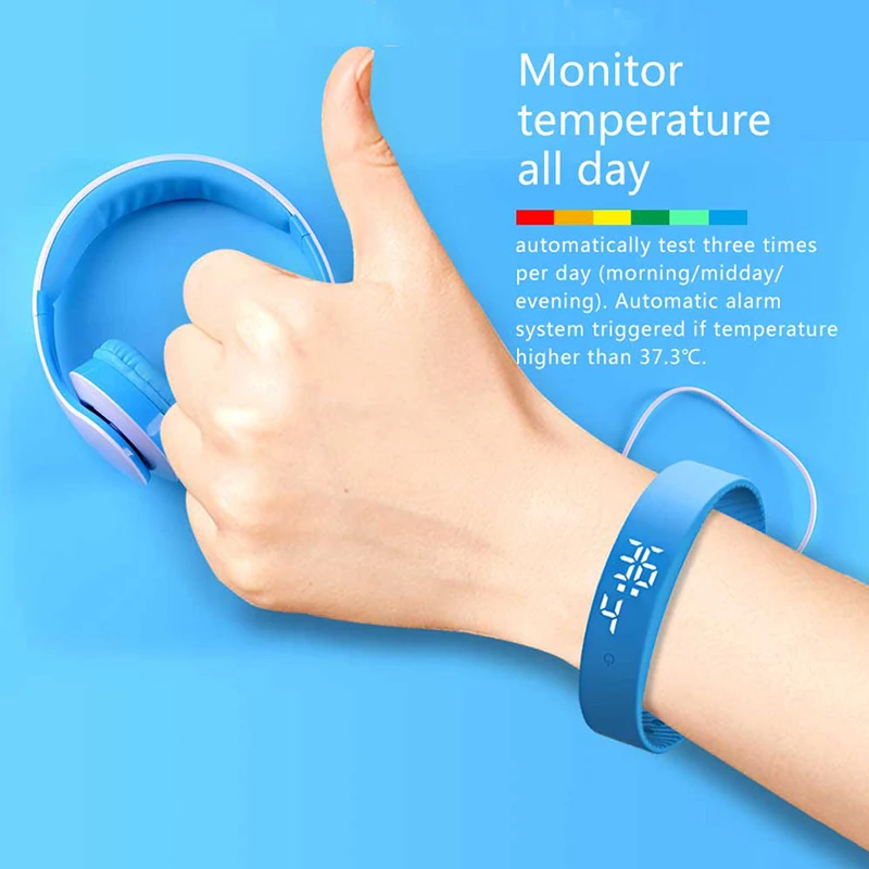 

Multi Sport Mode Bracelet Smart Bracelet Temperature Measurement Bracelet Health Detection Thermometer Wristband For Adult New