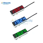3 в 1 светодиодный цифровой термометр DC 5V-30V DS3231 DS3231SN, модуль напряжения, температуры, времени, вольтметр, плата, красныйсинийзеленый