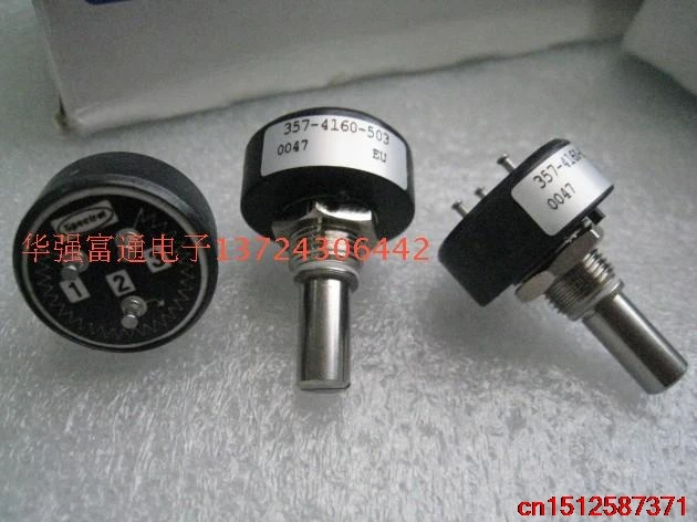 1 шт. импортный 360 градусов неограниченный проводящий пластиковый потенциометр 357