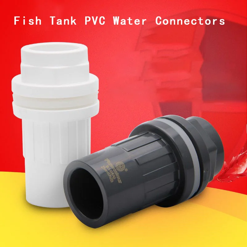 

Fish Tank PVC Water Connectors Tank Overflow Connector Plumbing Drainage Connector Lengthened Aquarium Overflow Pipe Joint 1Pcs