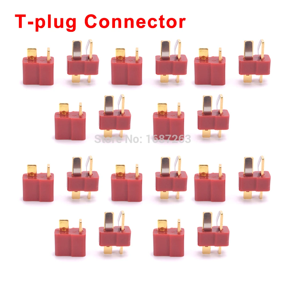 

10 Pairs XT30 XT30U XT60 XT60H XT90 EC2 EC3 EC5 T Plug Battery Connector Set Male Female Gold Plated Banana Plug for RC Parts