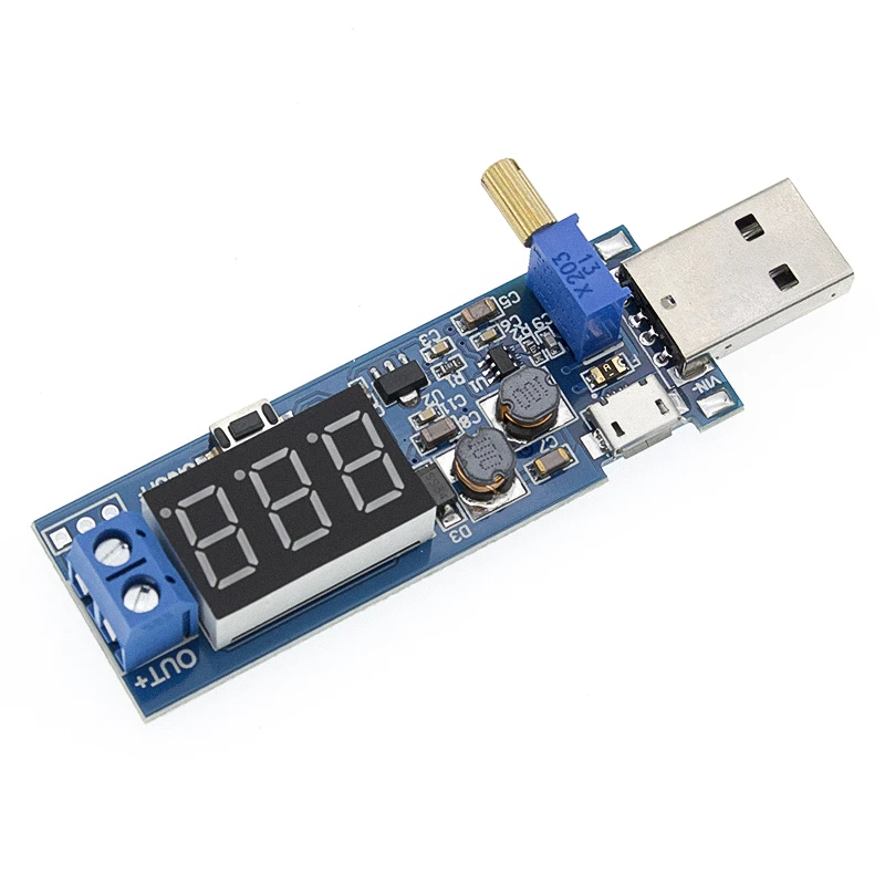 Boost понижающий преобразователь USB Шаг вверх/вниз Питание модуль DC-DC 5V до 3 V/12 V