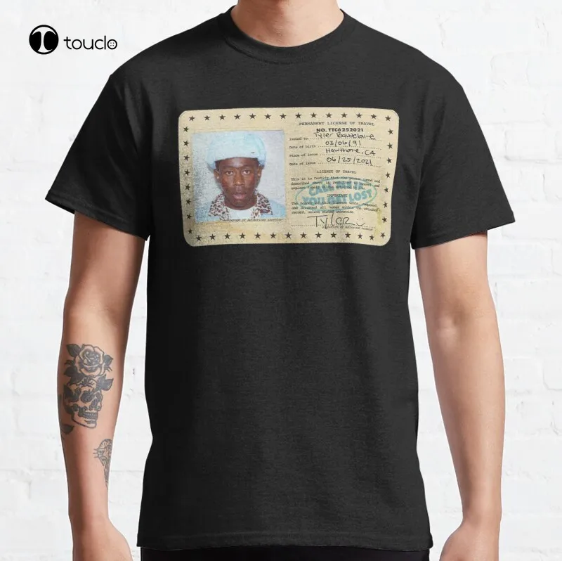

New Call Me If You Get Lost - Tyler'S Permanent License Of Travel Classic T-Shirt Cotton Tee Shirt S-5XL Unisex