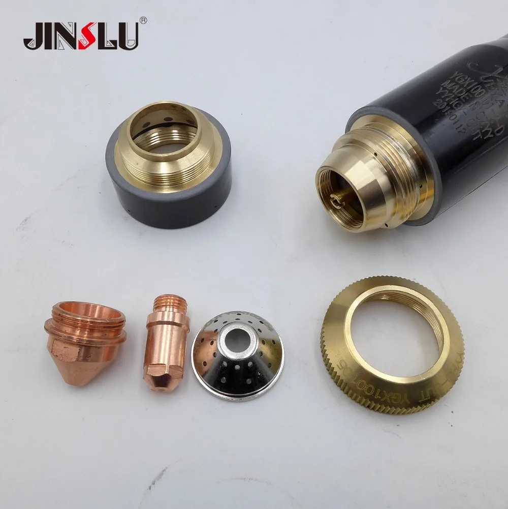 YK-100 M8x1mm P80 Thread HF Pilot Arc YGX-100 YK YGX 100101 Huayuan Plasma LGK-100 Cutting Torch CNC YK100101-2-D YGX100101-2-D |