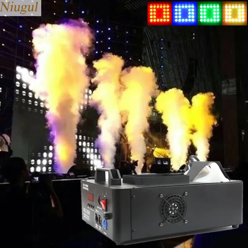 1500 Вт светодиодный туман машина DMX512 дистанционного Управление Вертикальная