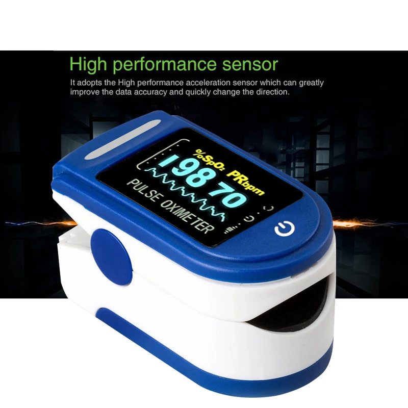 Medical Household Digital Fingertip pulse Oximeter Blood Oxygen Saturation Meter Finger SPO2 PR Monitor health Care LED display