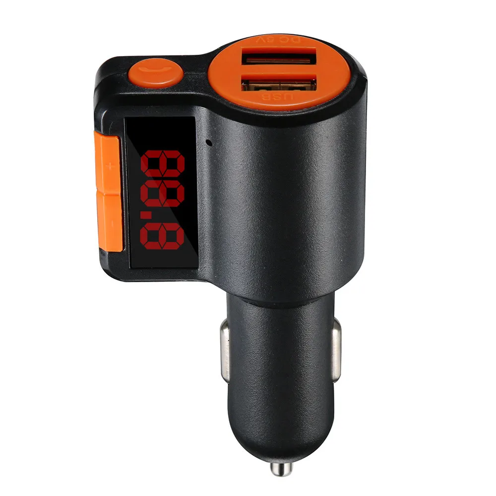 

Car FM Transmitter Dual USB Bluetooth MP3 Player Car Hands-free FM Transmitter BC09 Car Charger 11.20