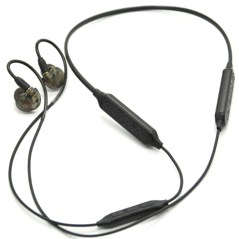 BT cable with earbud Bluetooth 5,0 адаптер наушники кабель микрофон без потерь AAC 20 часов воспроизведения для SE535 SE215 i20 tws i12 tws i10 tws ie80 гарнитура - Цвет: BT cable with earbud