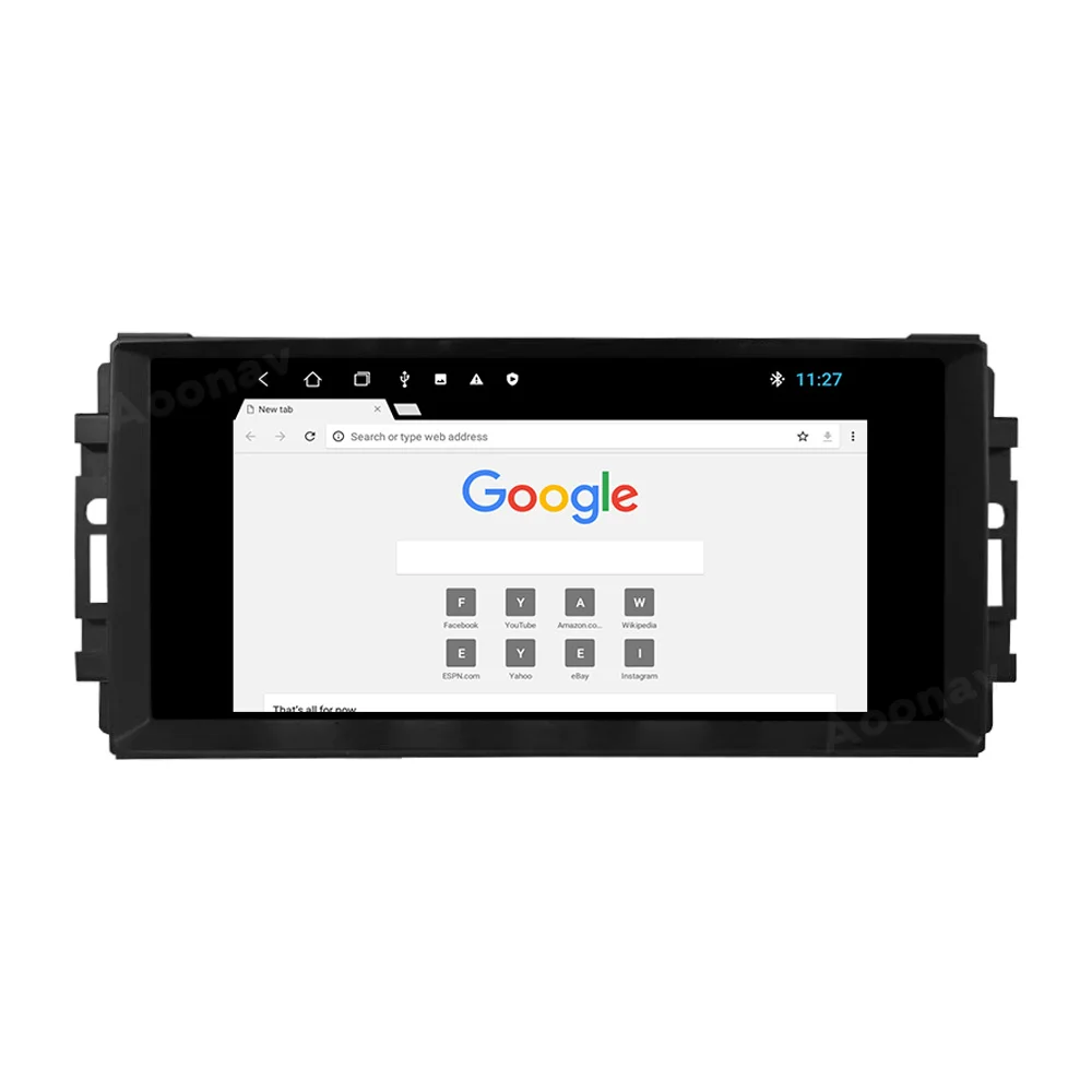 Автомобильный радиоприемник 128 ГБ 1din Android GPS для Jeep Wrangler Универсальный 2008-2015