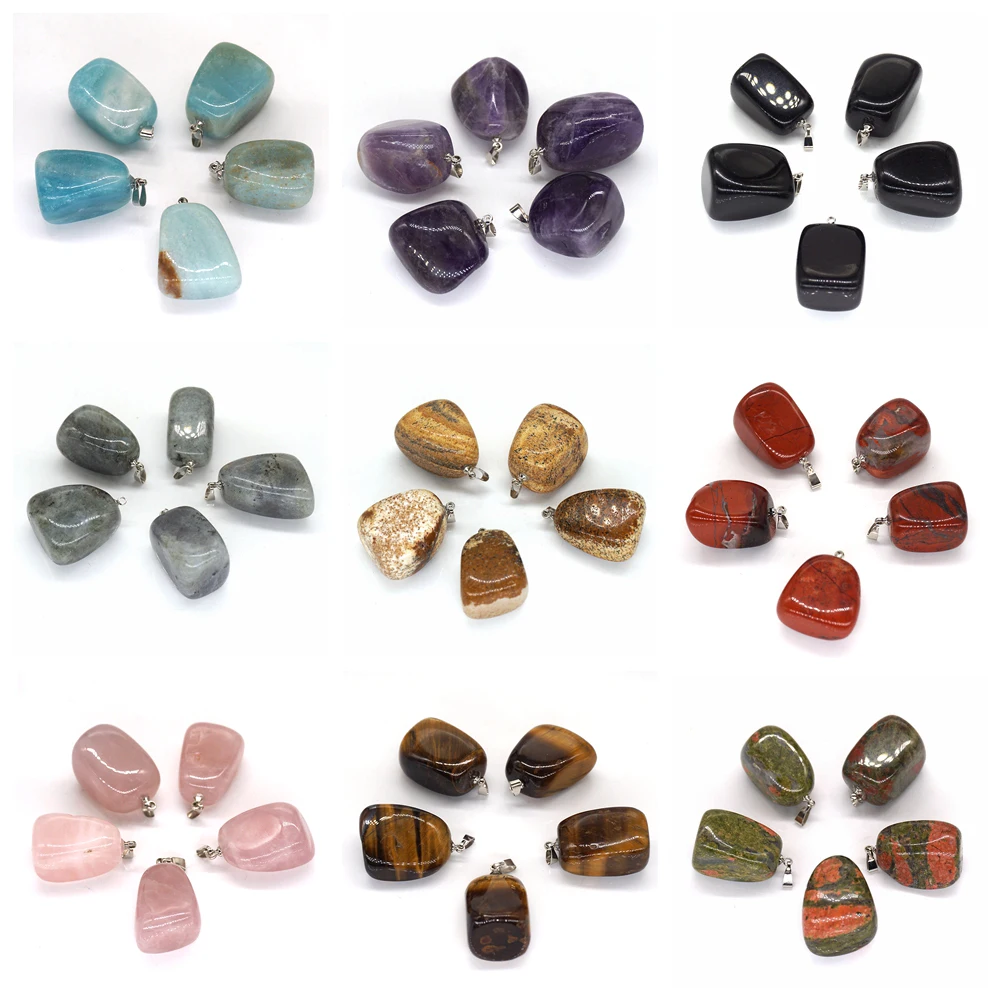 1 шт нерегулярный Натуральный Камень Подвески подходят для изготовления