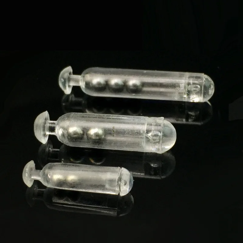 

10pcs/lot fishing lure bait popper built-in metal ball White / Black Sound sticks baits fishing gear fishing tools accessories