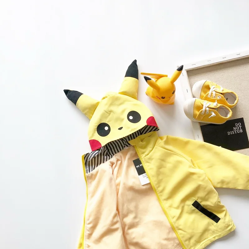 Зимняя одежда новинка Детская куртка Мультяшные милые вельветовые куртки для