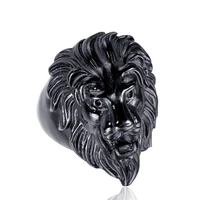 punk style majestic lion mens ring party accessories cool gifts four styles optional