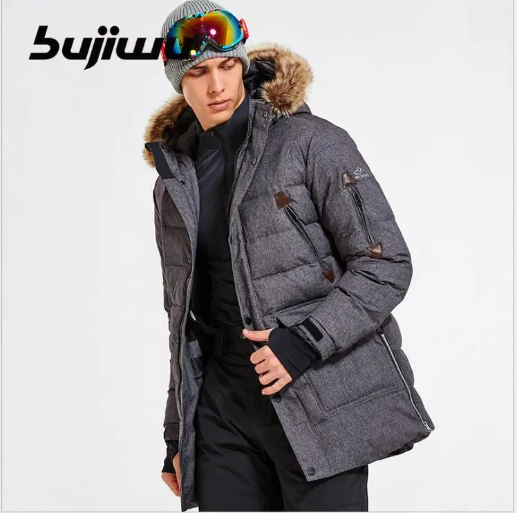 Мужская куртка для катания на лыжах и сноуборде ветрозащитная Водонепроницаемая