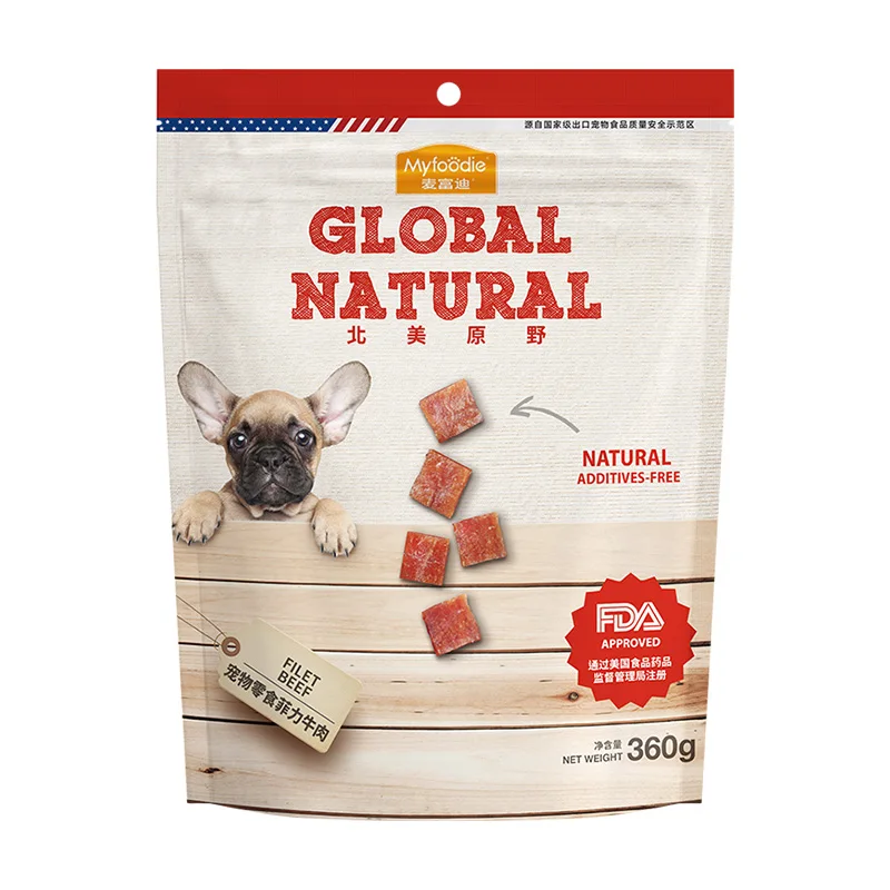 

Beef cube 360g/pack pet snacks for all kinds of dogs Free shipping