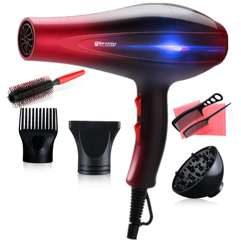 

Professional Hair Dryer Portable Powerful Electric Hair Dryer Traveller Compact Hot/cold Air Salon Hair Dryer Blow Dryer 46D