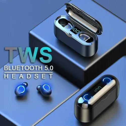 TWS-наушники Bluetooth 5.0 F9-8 мини-наушники Беспроводные стереонаушники с зарядным
