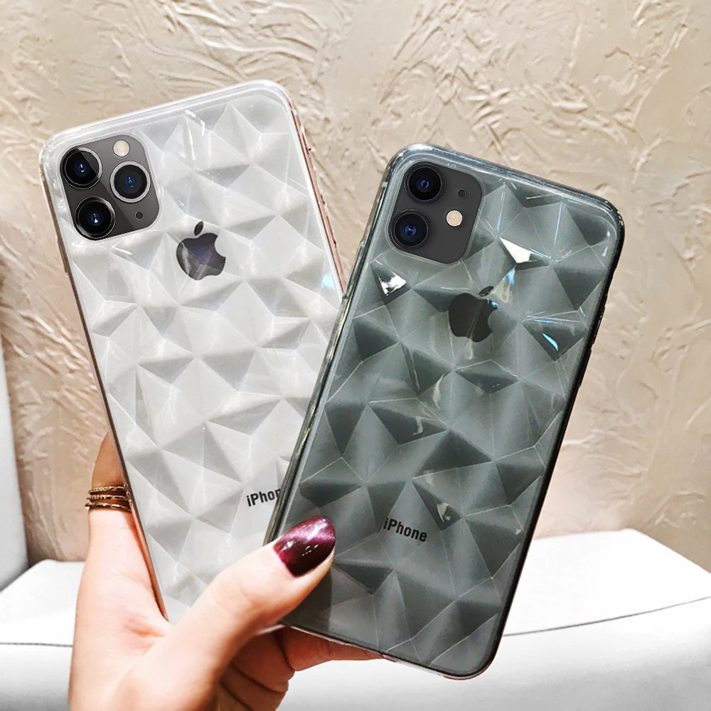 Модный Желейный чехол для телефона iPhone X XR XS Max мягкий прозрачный из ТПУ 7 8 6 6s Plus 11