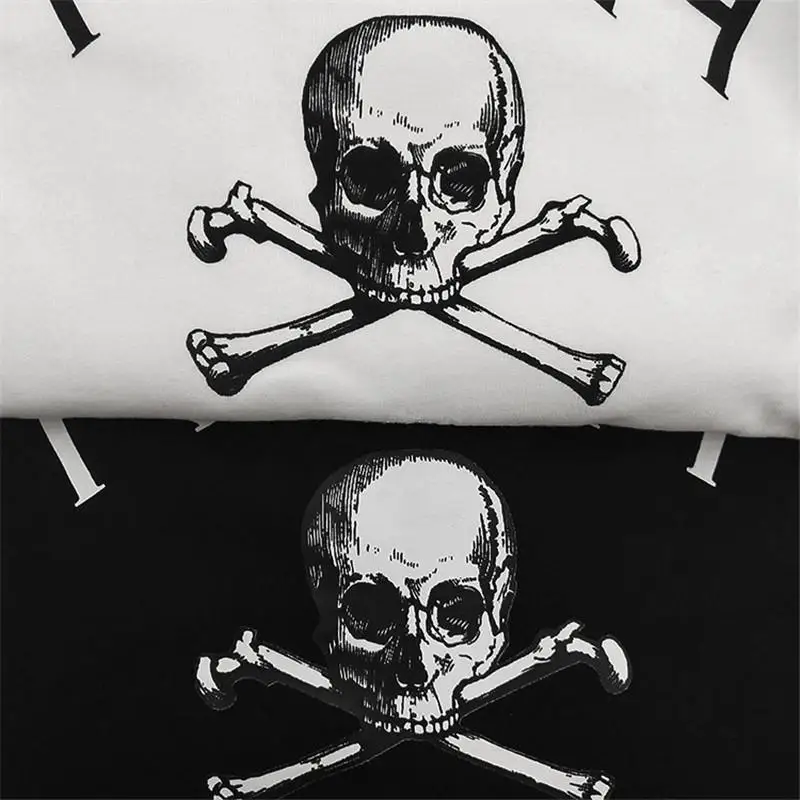 

Long sleeve Pirate Skull NOAH T Shirt Best Quality Men Women Streetwear NOAH T-shirt Top Tees