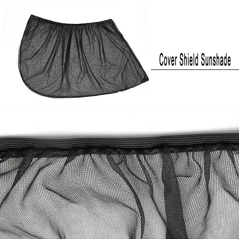 

2Pcs UV Protector Car Side Rear Window Sun Visor SunShade Mesh Cover Shield Sun shade for Auto SUV Exterior Accessories