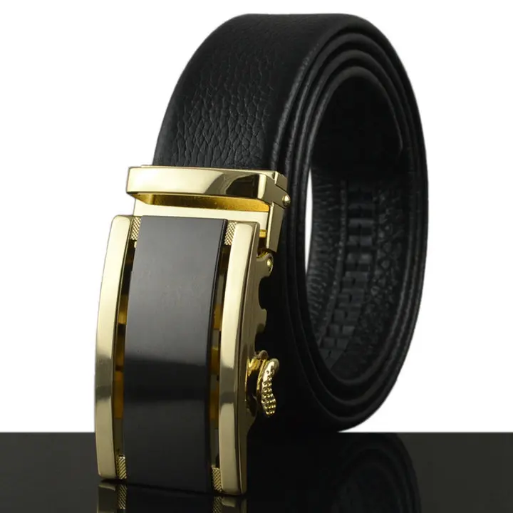 Ремень мужской кожаный двусторонний шикарный пояс из натуральной кожи с