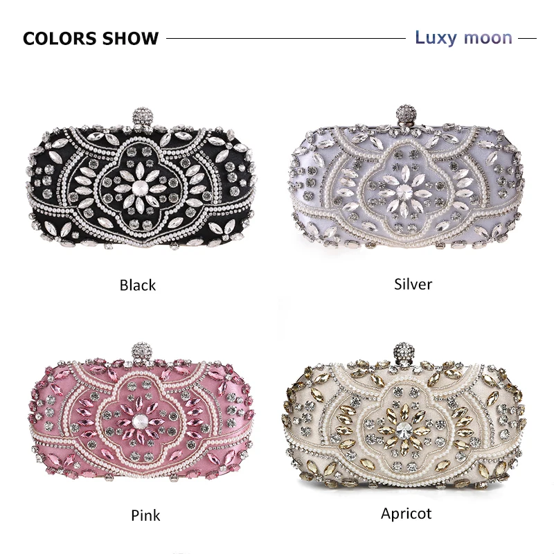 Свадебный вечерний клатч, Серебряный клатч, Женский кошелек, роскошные вечерние сумочки на цепочке с бриллиантами, стразы, bolsa feminina ZD1336