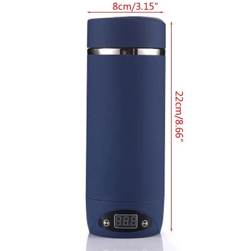

New Mini Electric Hot Water Cup Travel Portable Intelligent Automatic Heating Boiling Cups Tea Pot Heater Stew Kettle