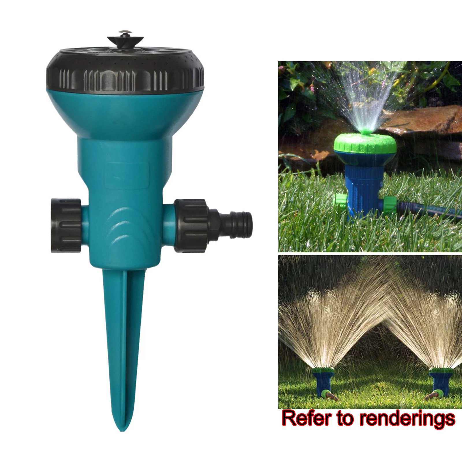 

Plastic Water Sprinklers Adjustable Watering Sprinkler Covering Large Area