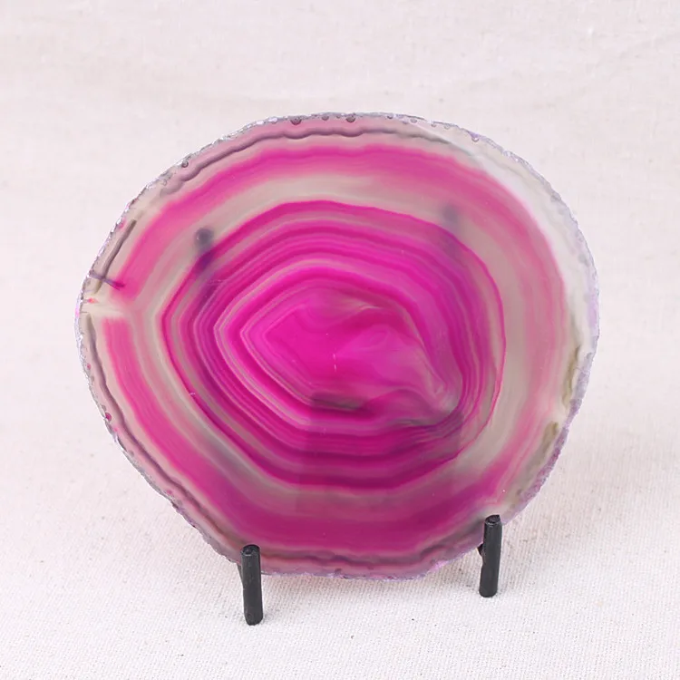 Натуральный камень агат плитка искусственные кристаллы минеральные горки