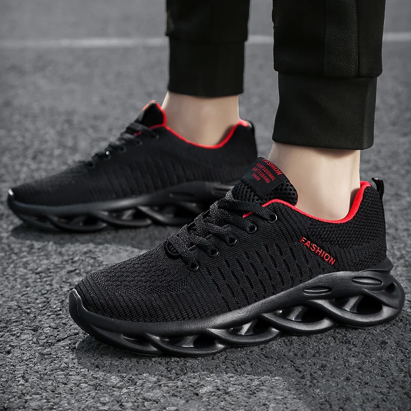 

Men Running Shoes New Style Flying Woven Breathable Man Casual Sneakers Comfortable Jogging Trainers Male Chaussure Homme Sport