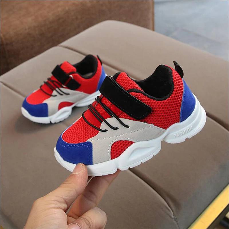 Детские спортивные туфли Alisenna осенне-зимние Дышащие сетчатые для мальчиков и