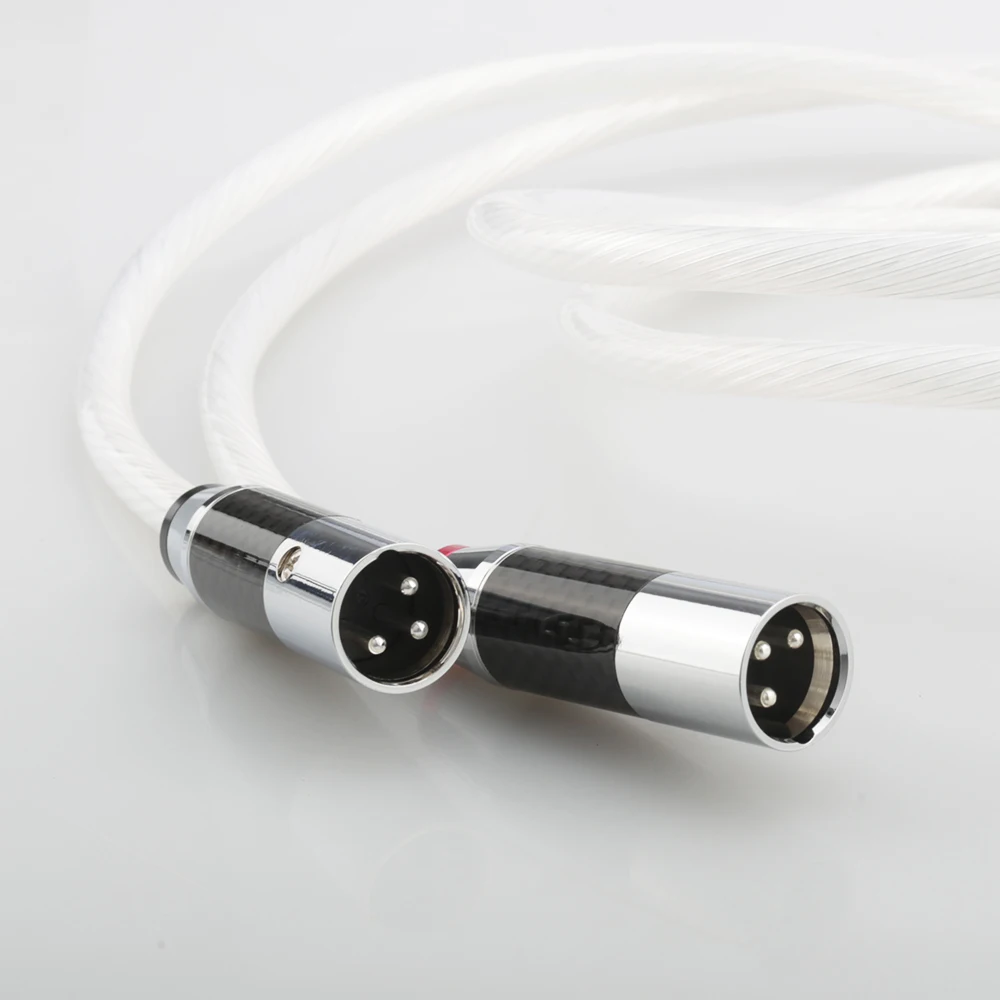 Audiocrast Pair 5N однокристальный посеребренный 2RCA штекер к 2XLR аудио кабель HIFI|Кабели VGA|
