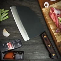 xyj cleaver kitchen chef knife sheath cover meat fish bone serbian chef professional kitchen knife survival camping hiking tools