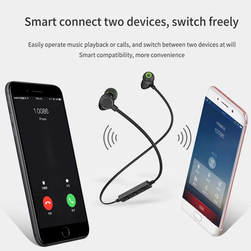 Наушники AWEI с шейным ободом спортивные наушники магнитные беспроводные Bluetooth