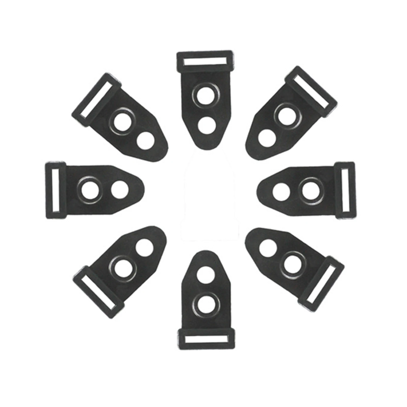 

Застежка-Пряжка для палатки, крепеж с 2 отверстиями, для крепления навес для кемпинга, походов, скалолазания