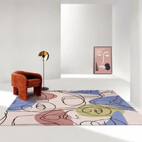 picasso art rug abstract carpets for living room bathroom non slip floor mat home decoration rugs kid bedroom large soft carpet