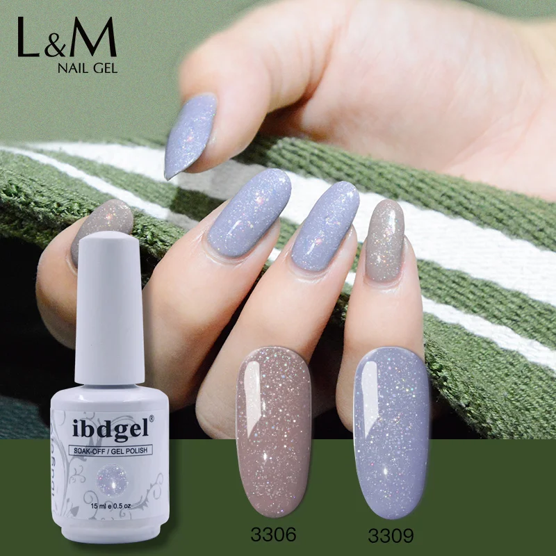 3 шт./лот голографический Блестящий песочный гель УФ светодиодный для ногтей