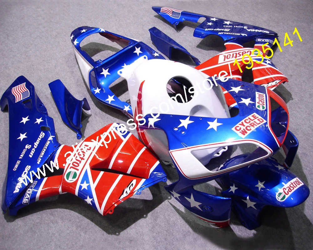 Полный комплект для Honda CBR 600 RR F5 2003 2004 CBR600RR 03 04 обтекателей мотоциклов ABS (литьё под