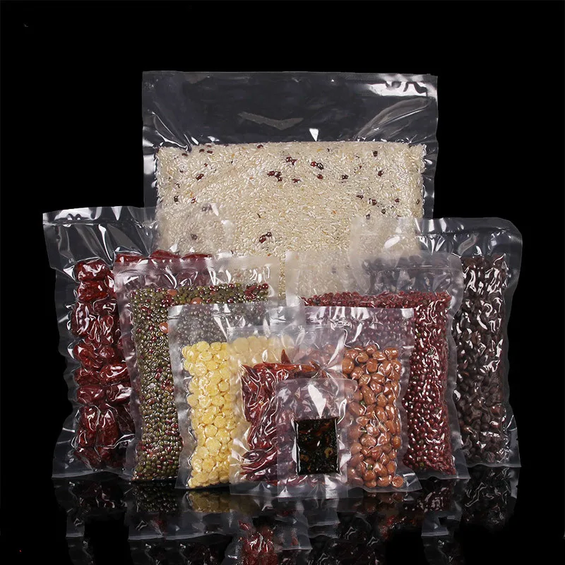 Новый 20 шт прочный 20x40 см Прозрачный большой вакуумный мешок пластиковый для