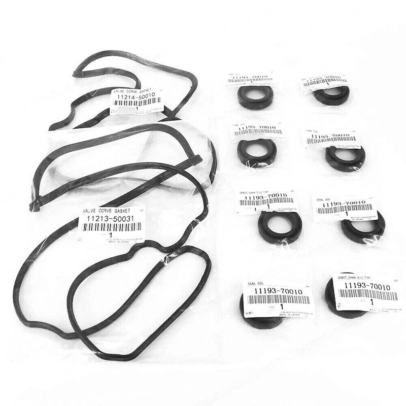 Комплект уплотнений для свечей зажигания автомобильных клапанов 11214-50011 11193-70010